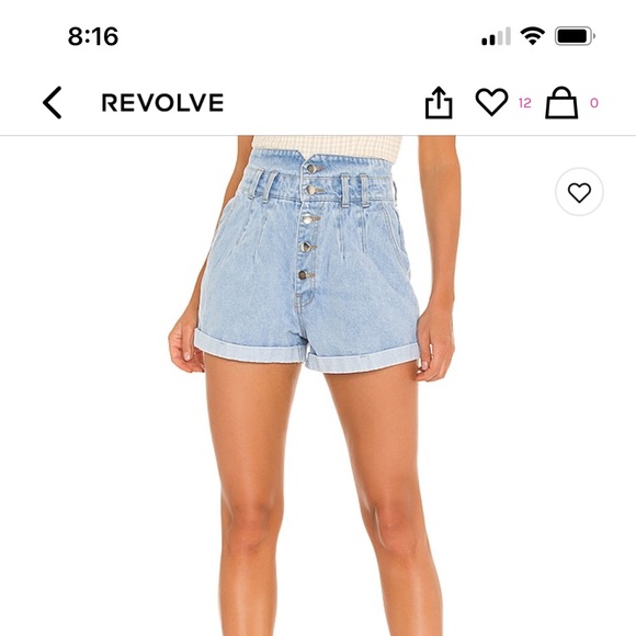 Astr Pants - ASTR the Label Davina Denim Short size large